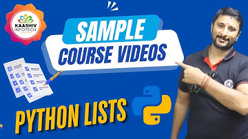 Python Lists - Introduction to lists in Python - How to Use Lists in Python - Kaashiv Course Videos