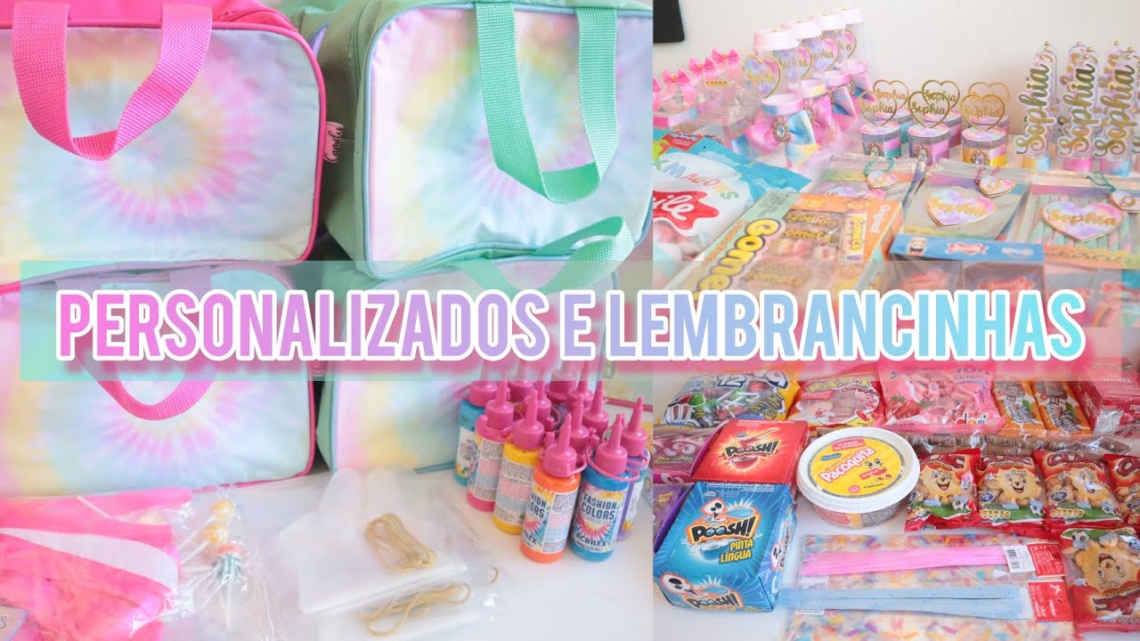 RECHEANDO OS PERSONALIZADOS E FINALIZANDO LEMBRANCINHAS | Festa Tie Dye 