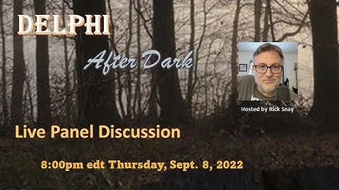 Live panel discussion #Delphi #Mononhighbridge