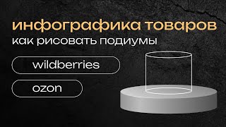 РИСУЕМ ПОДИУМЫ ТОВАРОВ В ФИГМЕ, подиумное размещение товаров, инфографика для маркетплейсов обучение