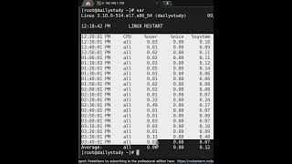 How to see system activity report (SAR) | DailyStudyLinux  #learnlinux #linuxinterviewquestions screenshot 5