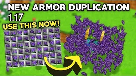 NEW Armor Duplication Glitch Minecraft MCPE 1.17(BEDROCK EDITION/Xbox/PS4/Switch/Windows10)