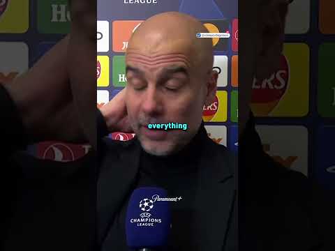 Pep Guardiola after the defending champs fall to Real Madrid 