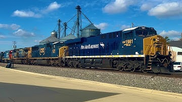 CSX Pan Am Heritage Leads M338 Eastbound! (11/2/2025)
