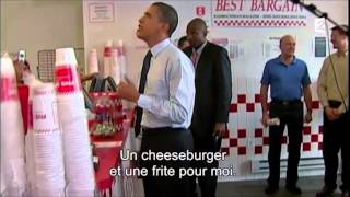 President Obama goes out for burgers