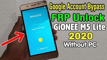 GiONEE M5 Lite FRP Unlock/ Google Account Bypass 2020 (Without PC)