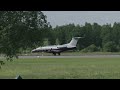 Zurich Airport private jet Haute Aviation Embraer Phenom 300E OE-GTA landing.