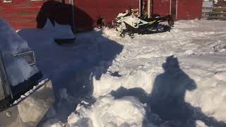 2018 RUNAWAY SKIDOO 850 ETEC FREERIDE Crash