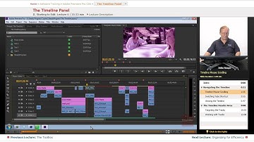 "The Timeline Panel" | Adobe Premiere Pro CS6 with Educator.com