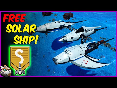 How To Get A FREE S Class Solar Ship!! No Man's Sky Outlaws Gameplay