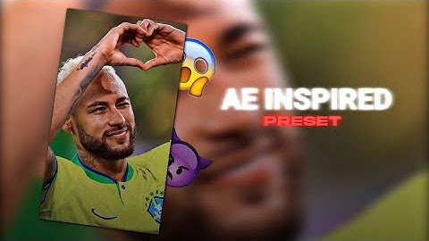 Neymar Jr 🥵⚡ Ae inspired edit || Alight Motion Preset 👀 XML file 📌