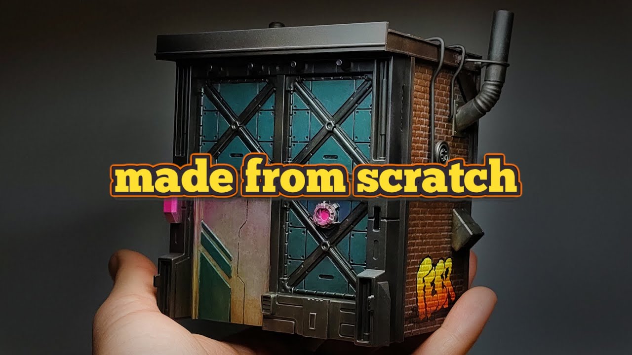 Я построил здание в стиле КИБЕРПАНК с нуля | Cyber ​​Streets