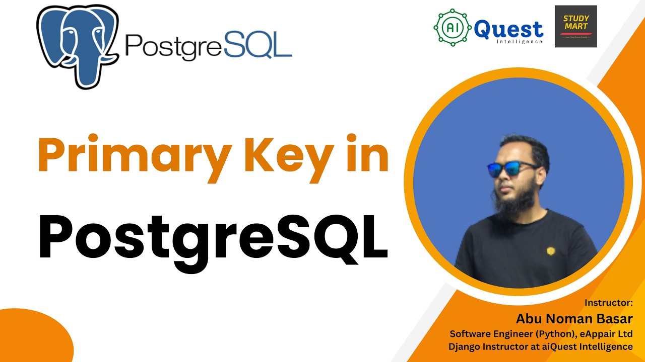 #06 Primary Key in Postgresql Database | SQL Bangla Course for ...