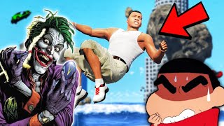 GTA 5 : SHINCHAN killed JOKER to save FRANKLIN and World | (ENDING)