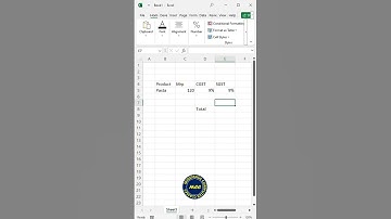 How to make GST Bill in Excel #excel #ai #exceltips #aitools #exceltotallyimport