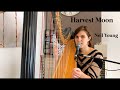 Harvest moon  neil young harp cover  pia salvia