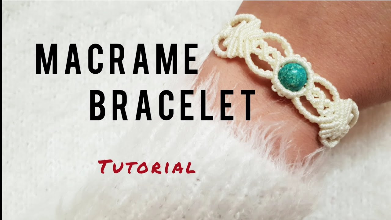 Diy Beautiful Bride Macrame Bracelet / How to make easy and lovely bracelet/macrame tutorial