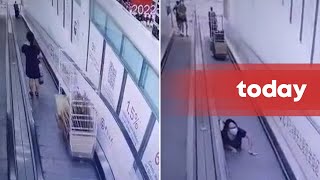 2 customers knocked down by trolley in Sheng Siong supermarket