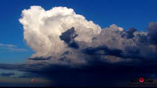 Time-Lapse Of Storm Clouds Forming 4K Drone Footage