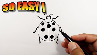 how to draw a ladybug easy drawings