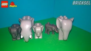 Семья слонов. Семьи LEGO DUPLO. Животные лего дупло слоны: слон, слоник Семья слонов. Семьи LEGO DUPLO. Животные лего дупло слоны: слон, слоник