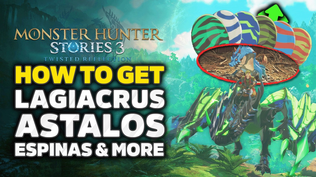 Monster Hunter Stories 3 - How To Get Lagiacrus, Astalos, Espinas & Brachy (Hidden Monsters Guide)