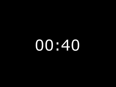 40 Saniyelik Geri Sayım Sayacı / Forty Seconds Countdown Timer