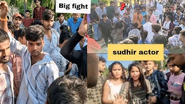 Sudhir actor  fight !! Instagram || shayari video _ cp park // delhi video  || badmash