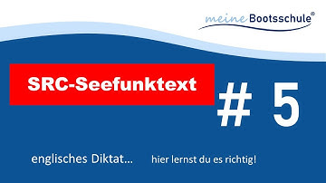 SRC Seefunktext 5   englisches Diktat