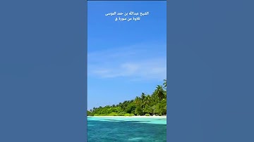 القارىء  عبدالله الموسى  تلاوة من سورة ق