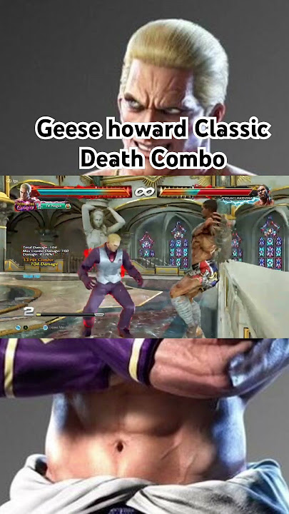 Geese howard Classic Death Combo T7 #tekken7 #tekken8 #gaming #games #combo #gameplay
