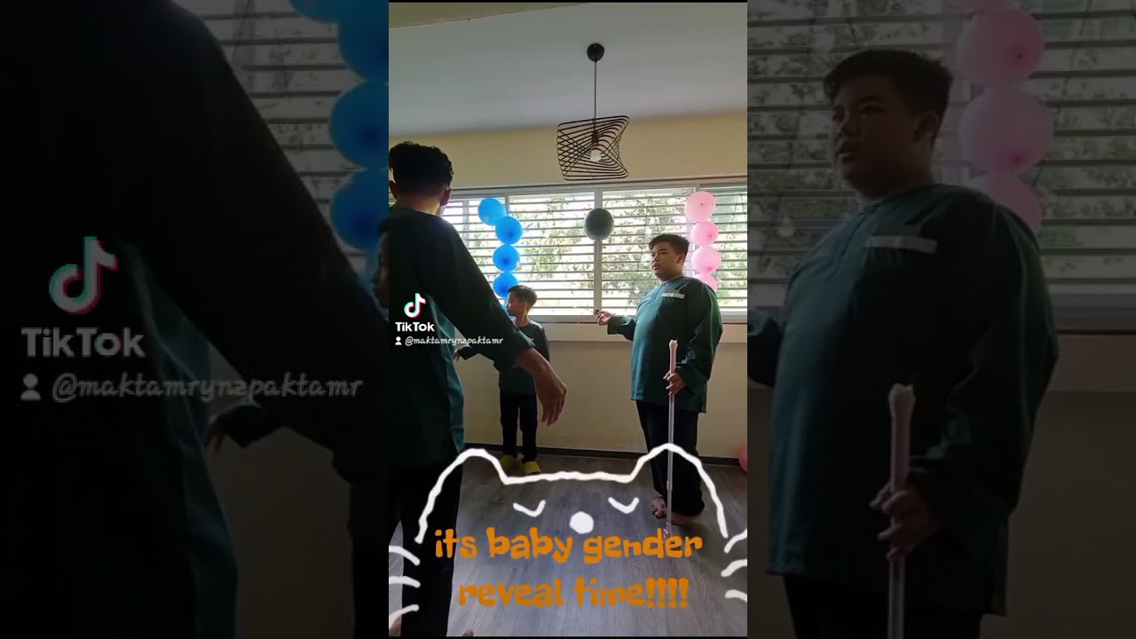 baby gender reveal - baby no.5 (4 boys 1 girl)