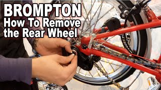 How You take a Brompton Rear Wheel Off - Quick Guide