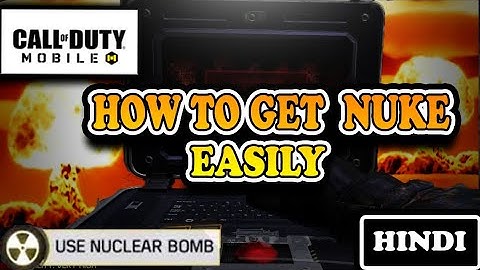 Nuclear Bomb 😈😈 || how to get nuke easily in COD mobile || hindi