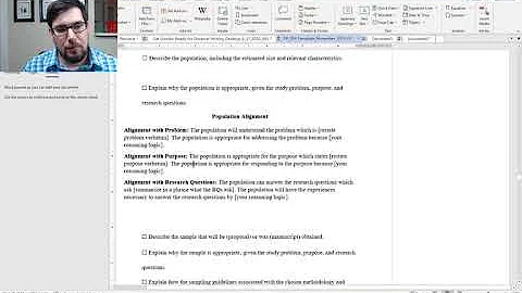 Driven to Doctorate   Dissertation Chapter 3   Population Alignment Task