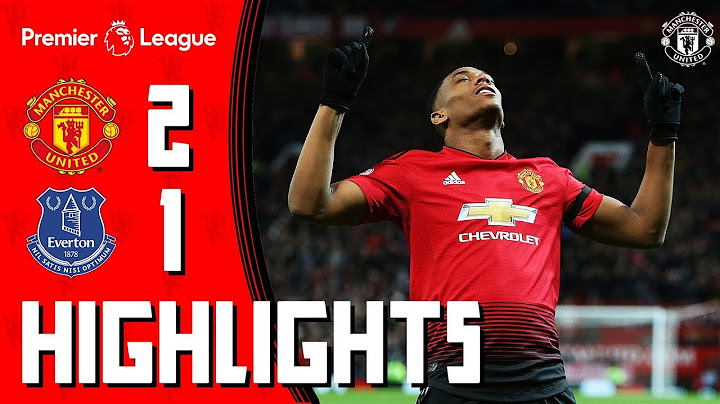 Highlights | Manchester United 2-1 Everton | Martial Stunner Seals the Points!
