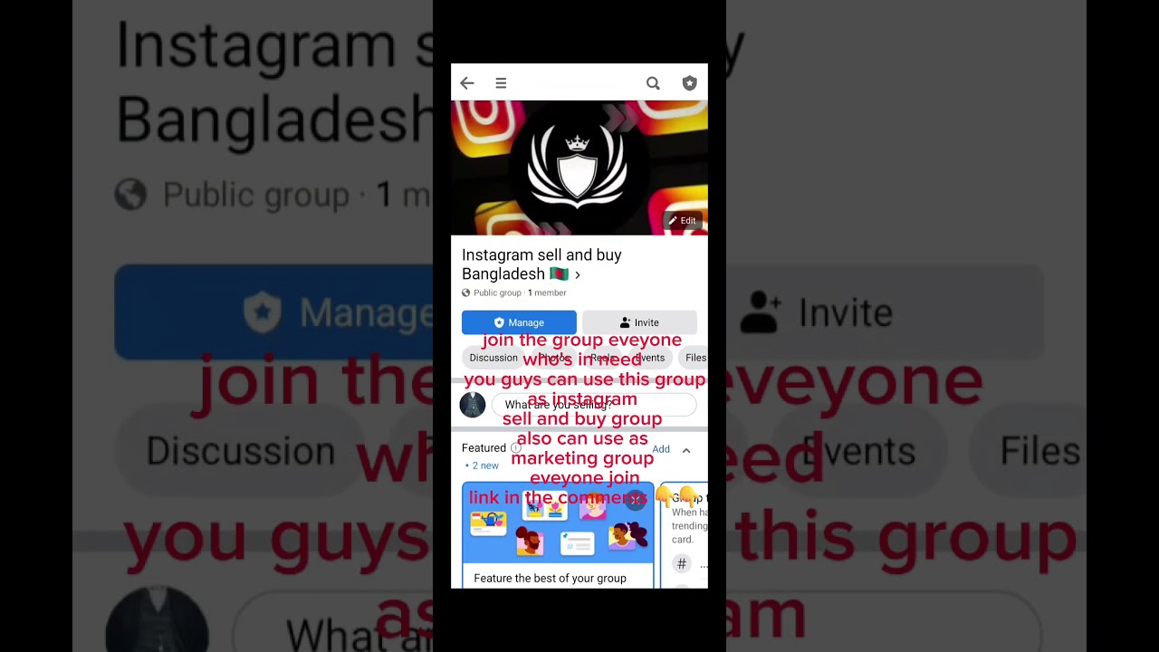 instagram accounts sell and buy Facebook group in bangladesh