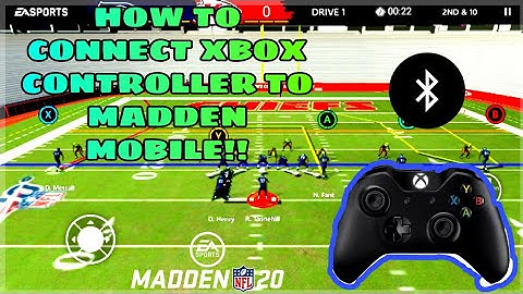 How to connect my Xbox one controller to Madden Mobile and play gameplay!! Madden Mobile 20