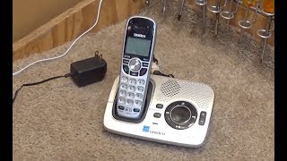 Uniden DECT-1580 DECT 6 Cordless Phone | Initial Checkout