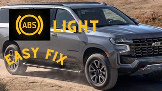 abs light stays on~~~ easy fix~~~tutorial