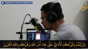 يوم يقول المنافقون والمنافقات للذين آمنوا انظرونا    تلاوه مرئية القارئ طارق محمد
