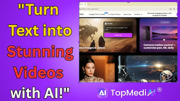 TopMediai AI Video Generator | Turn Images & Text Into Stunning Videos!