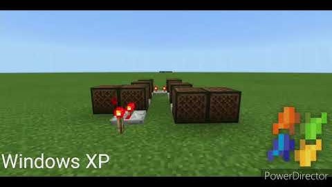 Windows power on and off sound effects in previous generations, but in Minecraft