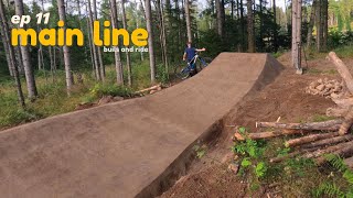 building and riding a 7 meter gap jump