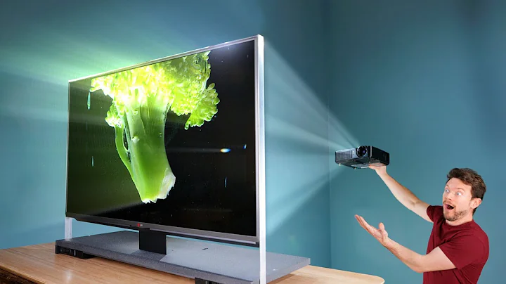 DIY "infinity contrast" TV -  with 100% recycled parts thumbnail