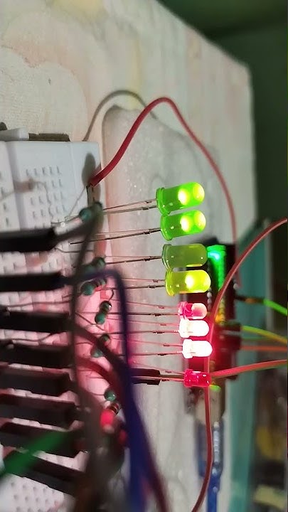 binary counter with 74HC595 #arduino - YouTube