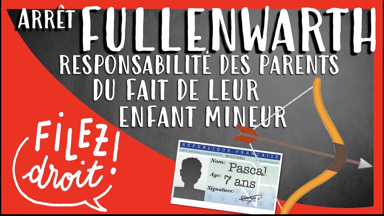 responsabilité des parents (Fullenwarth comparé Gabillet, Derguini, Lemaire, Levert) Cass. 9/5/1984