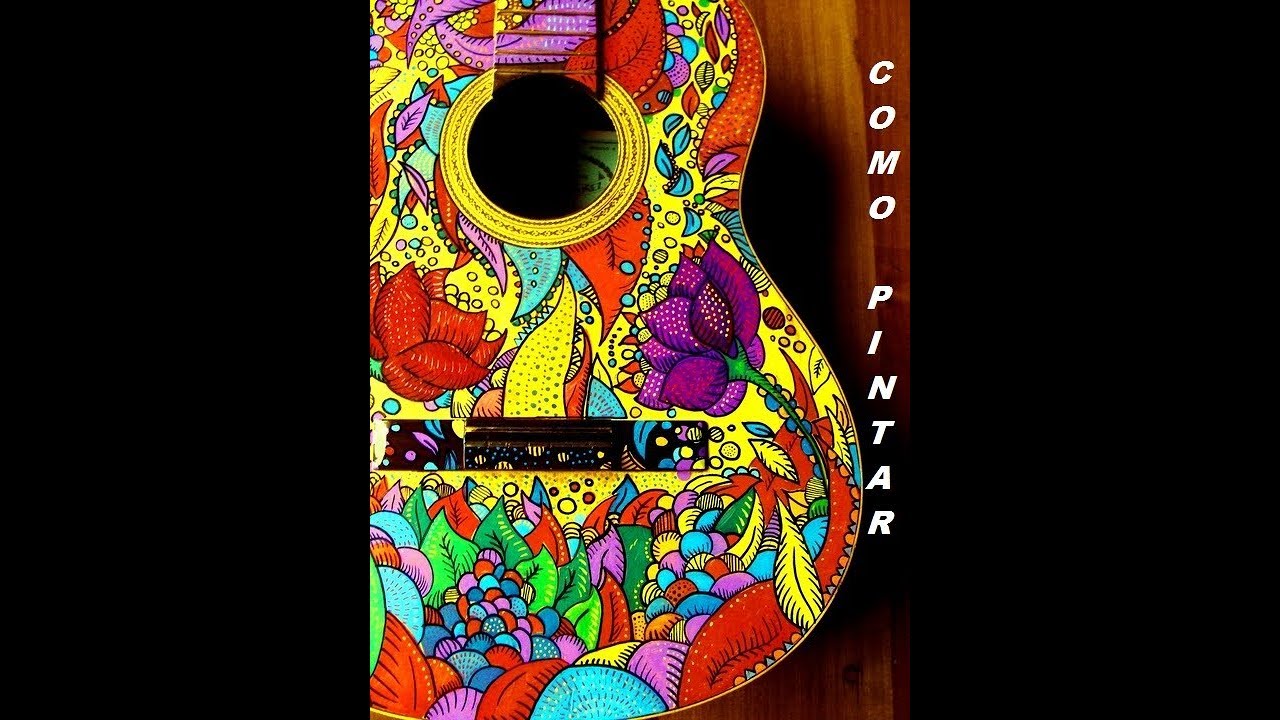 Como PINTAR una GUITARRA - YouTube