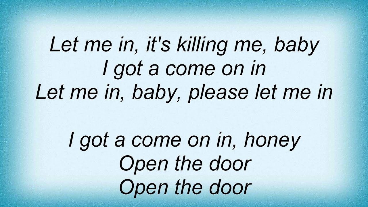 16247 Otis Redding Open The Door Lyrics YouTube