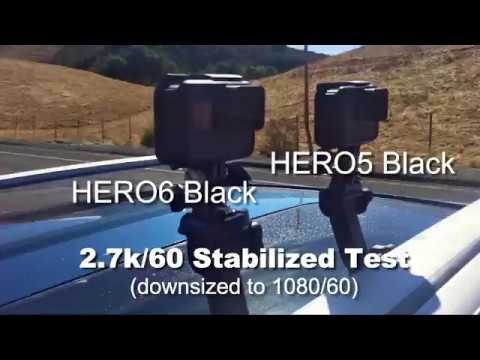 GoPro HERO5 Black vs HERO6 Black Stabilization Comparisons